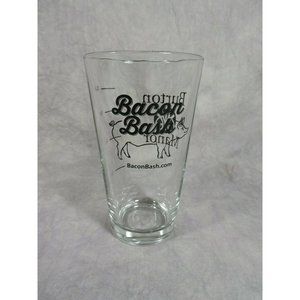 Bacon Bash Texas Burton Manor 12 oz Beer Glass Collectible